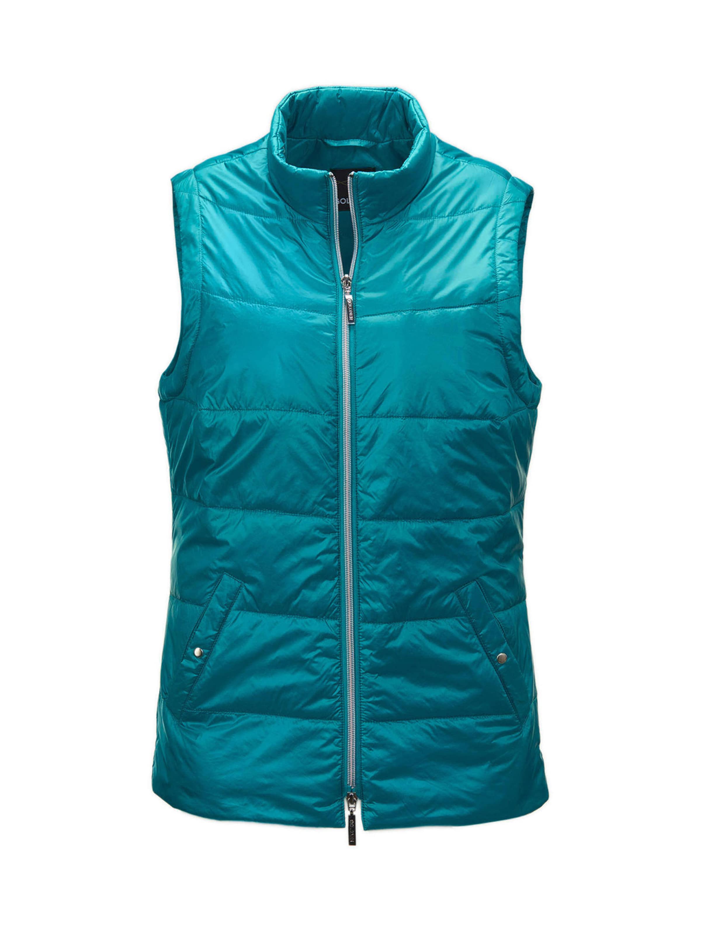 Goldner Weste in Blau: Vorderseite