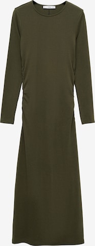 MANGO Šaty 'BASILA' – zelená: přední strana