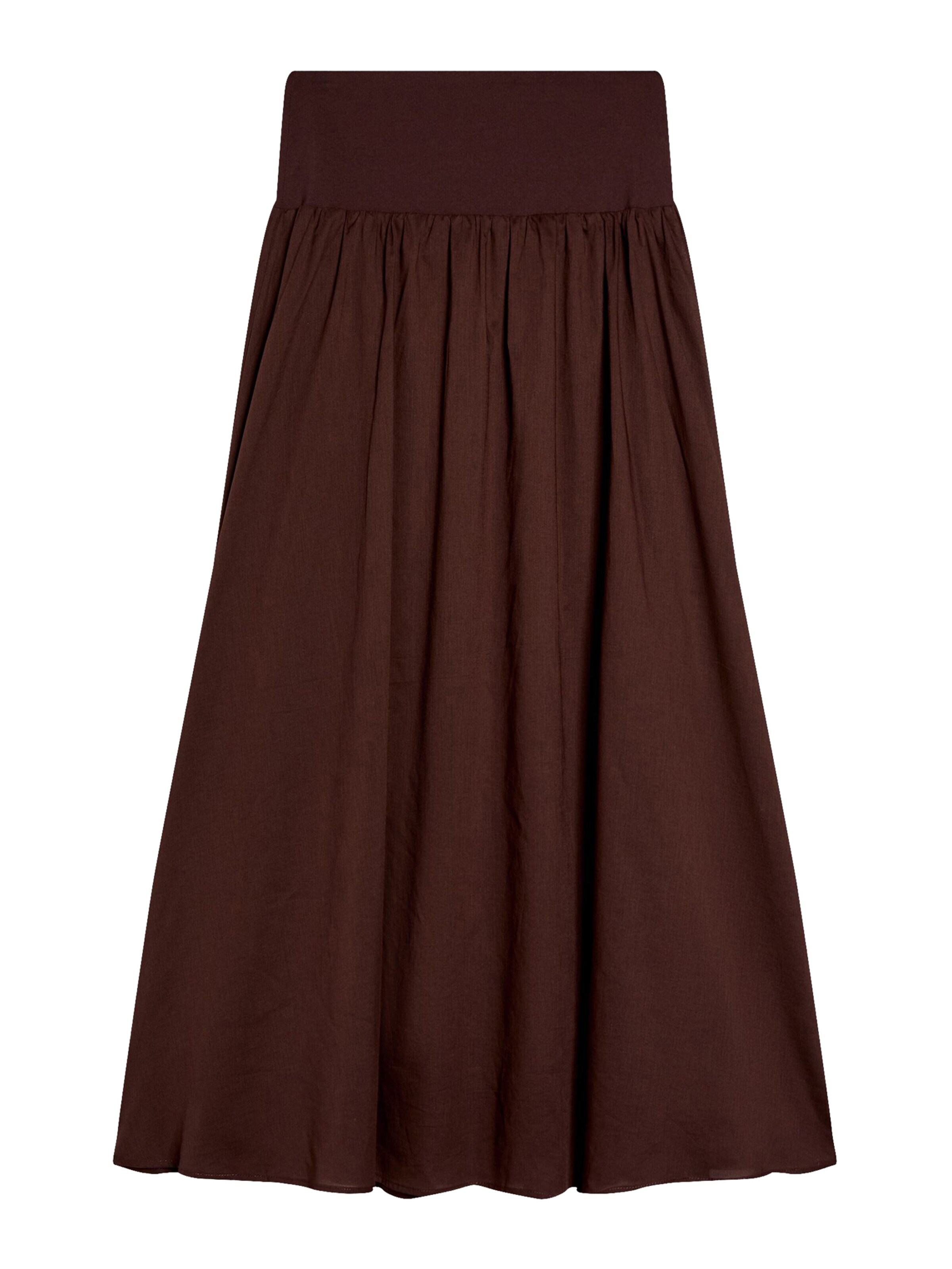 Bershka Jupe en chocolat, Vue avec produit