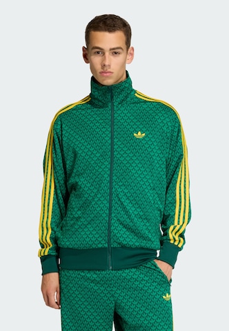 ADIDAS ORIGINALS Sweatvest 'Firebird' in Groen: voorkant