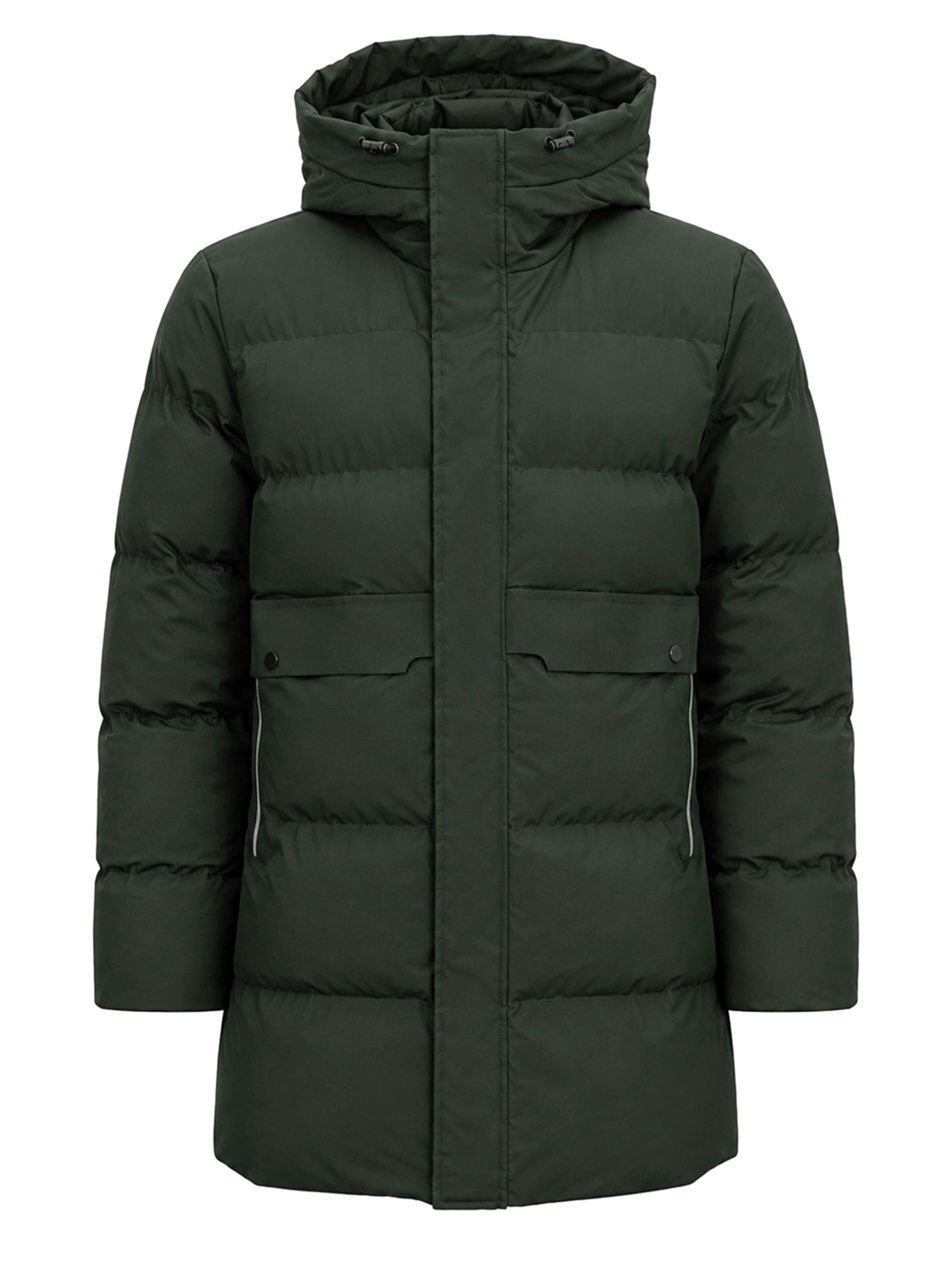 ALLTHEMEN Winterjas 'Lichtnaht' in Groen