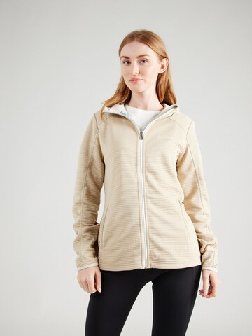 VAUDE Funktionsfleecejacke 'Skomer' in Beige: predná strana