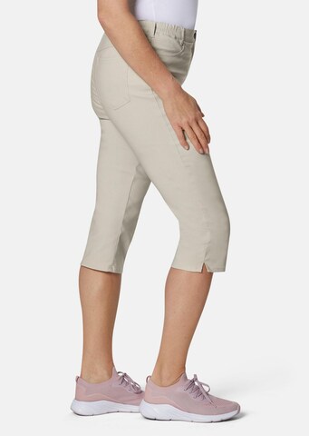 Goldner Skinny Hose 'Carla' in Grau