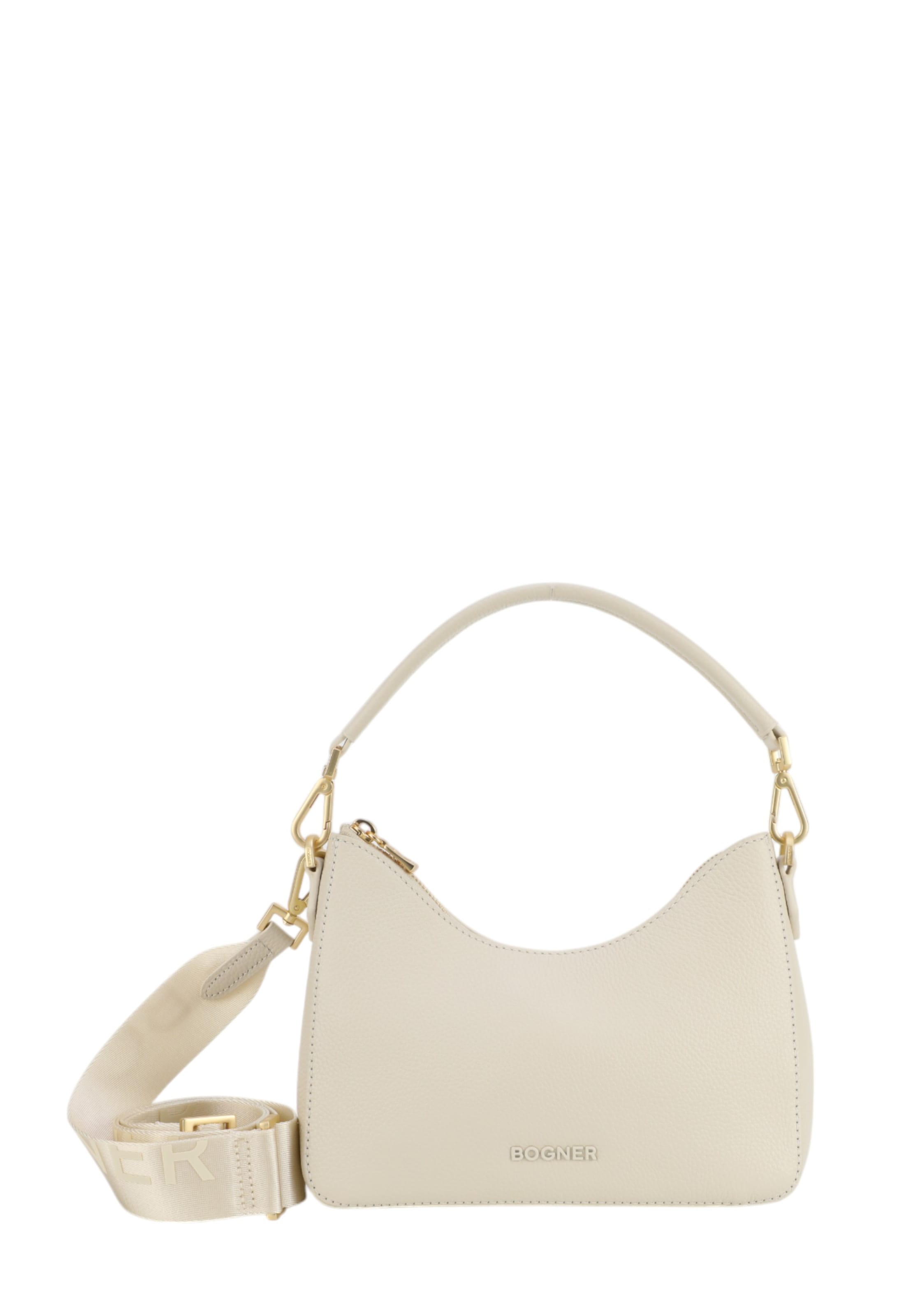 BOGNER Schultertasche 'Pontresina Neve Lora' in Beige: Vorderseite