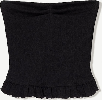 BershkaTop - crna boja: prednji dio