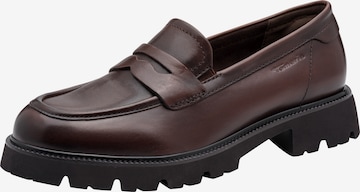 Chaussure basse Tamaris en marron : devant