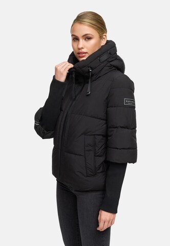 Veste d’hiver 'Lotusherz XIV' NAVAHOO en noir
