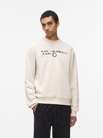 balta KARL LAGERFELD JEANS Megztinis be užsegimo: priekis