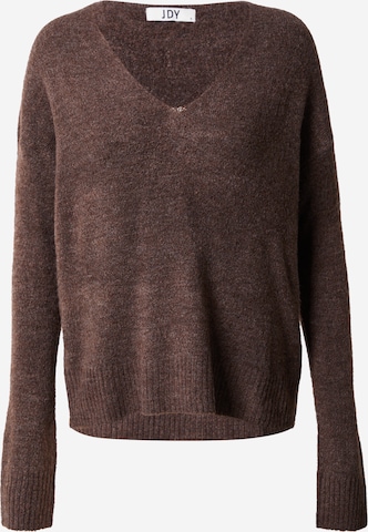 JDY Sweater 'Eleonora' in Brown: front