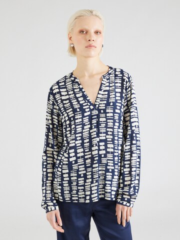 Smith&Soul Blouse 'Vince' in Blauw: voorkant