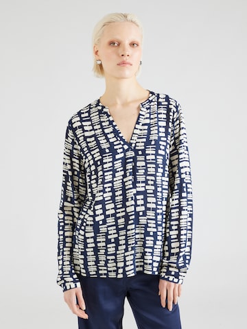 Smith&Soul Blouse 'Vince' in Blauw: voorkant
