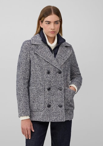 s.Oliver Tussenmantel in Blauw: voorkant