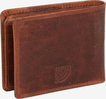 MUSTANG Wallet in Brown: front