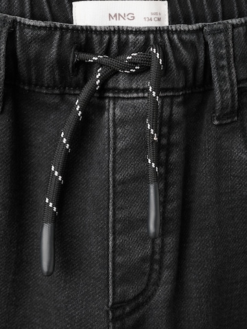 MANGO KIDS Slimfit Jeans 'COMFY' in Schwarz