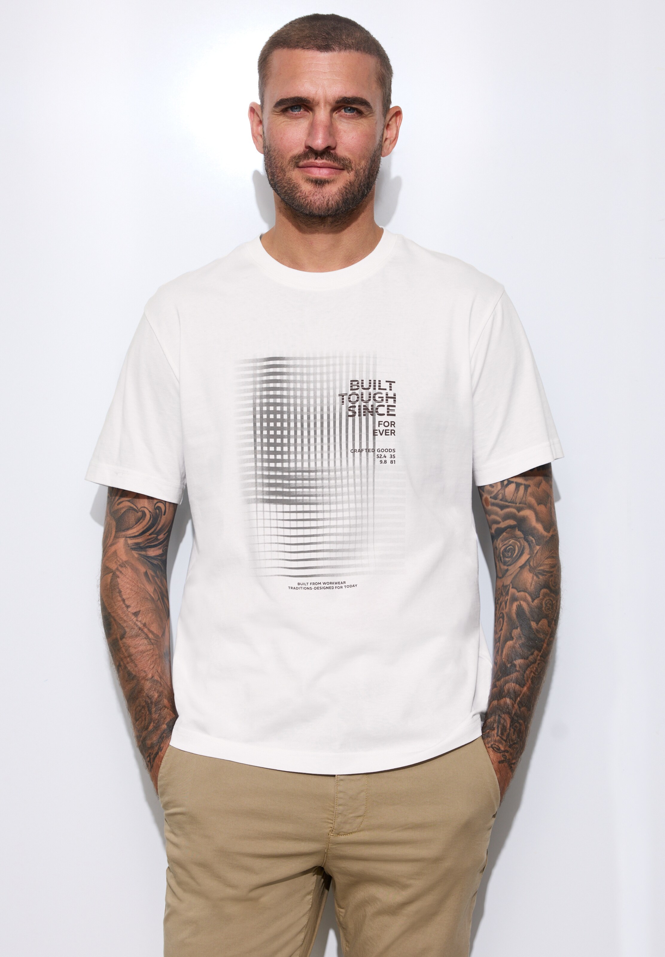 Street One MEN Shirt in White: front