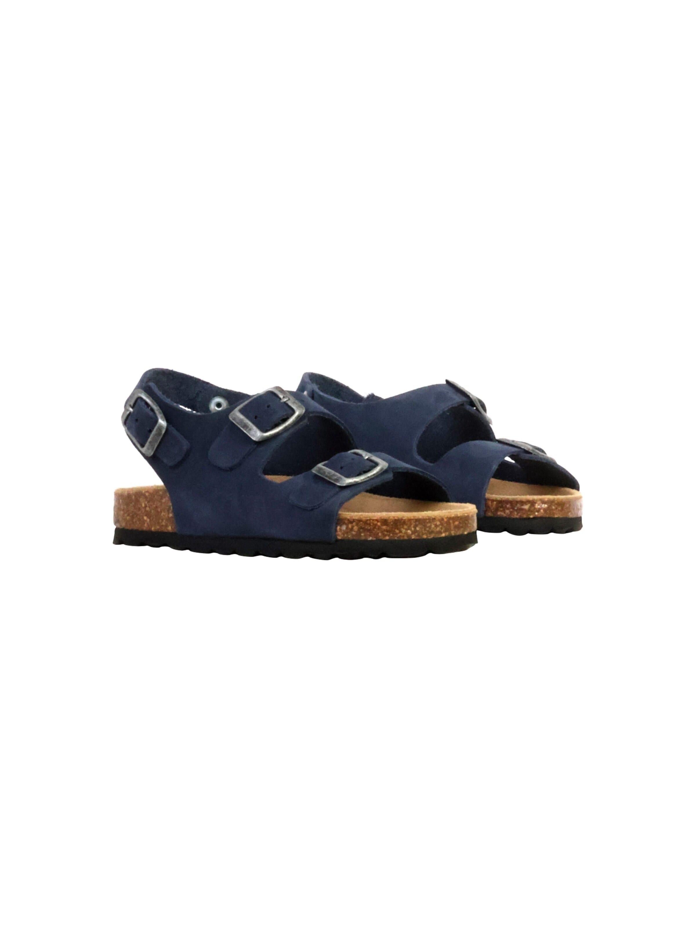 The Divine Factory Huisschoenen 'Kinder-Lederpantolette Noga Mistraly BS Edge' in Blauw