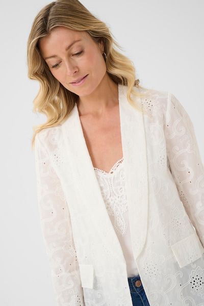Cream Blazer 'Anglia' in White, Item view