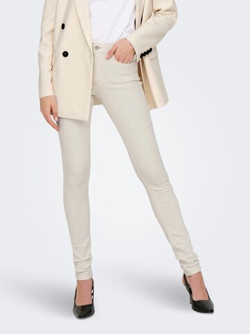 Skinny Jeans 'BLUSH' di ONLY in beige: frontale