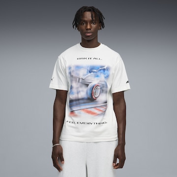 PUMA Funktionsshirt 'F1® Tyre' in Weiß: Vorderseite