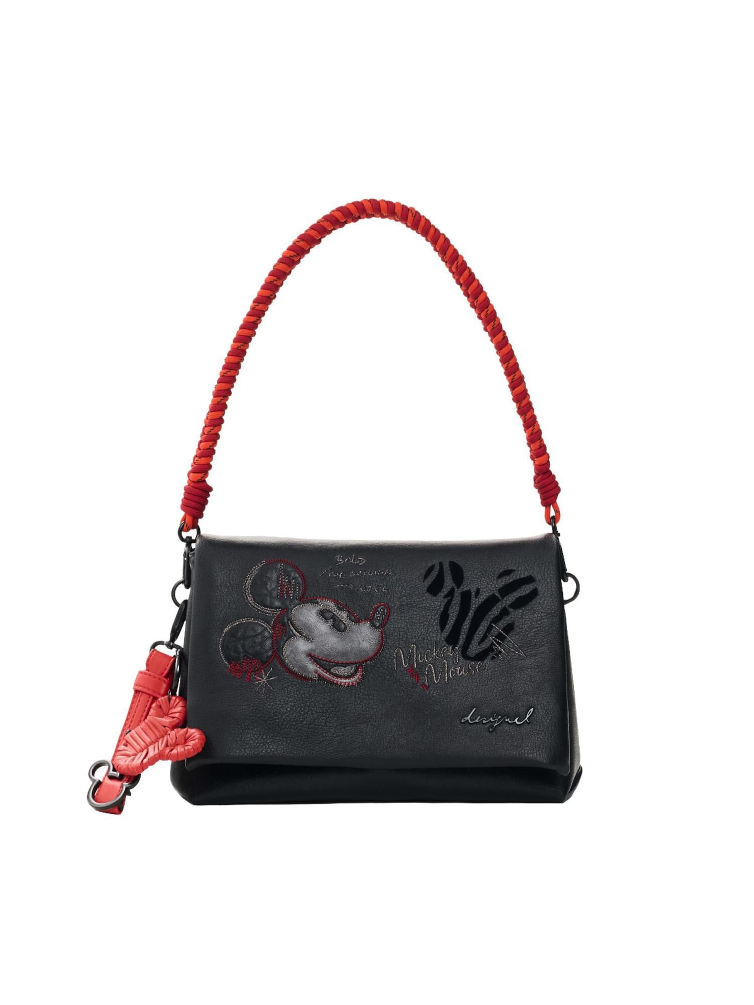Borsa a spalla 'Disney' in One Size Desigual di colore rosso / nero, Visualizzazione prodotti