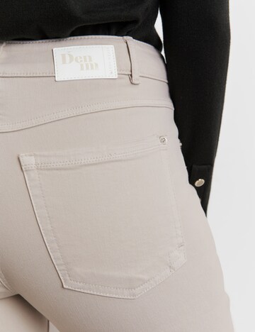 GERRY WEBER Slimfit Jeans 'SOL꞉INE' in Beige