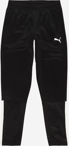 Pantalon de sport 'Liga' PUMA en noir : devant