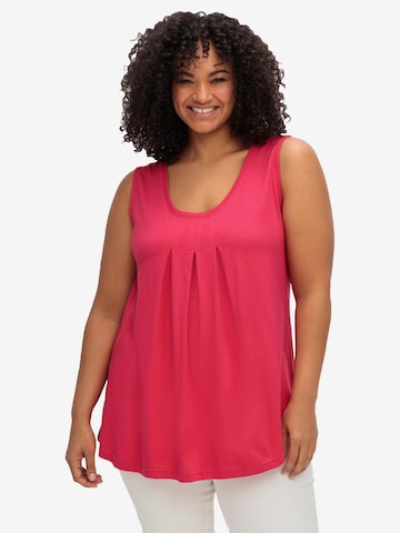 SHEEGO Top in Pink: front