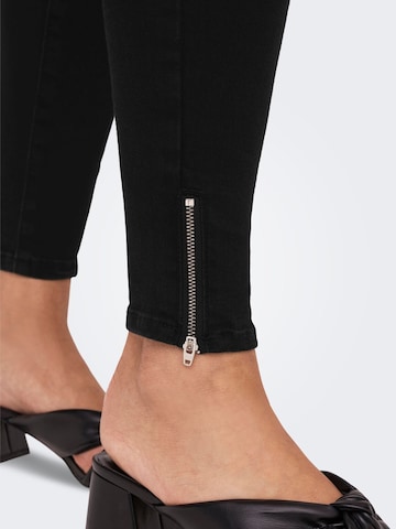 ONLY Skinny Jeans 'Coral' in Zwart