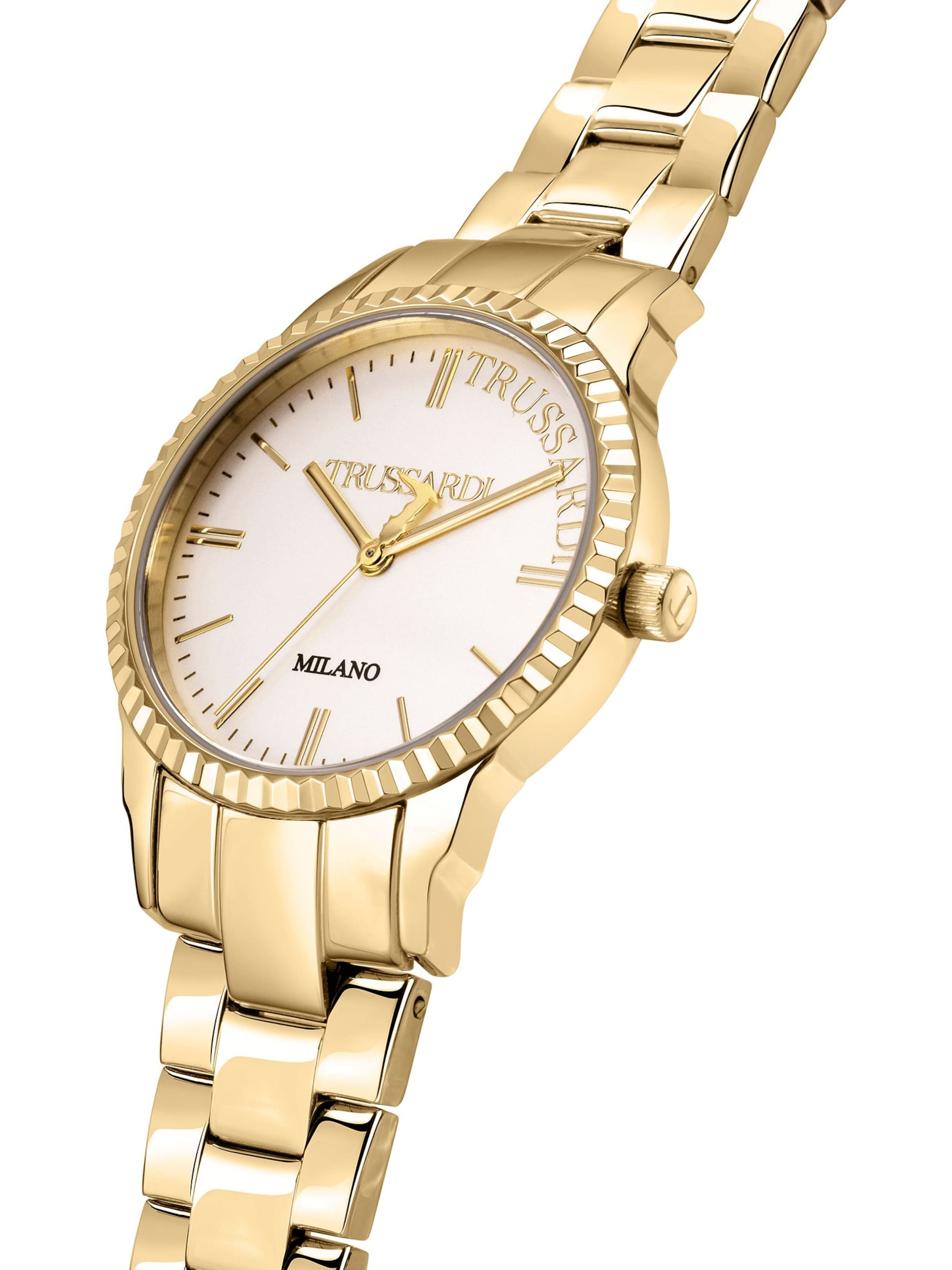 Trussardi Analoguhr in Gold