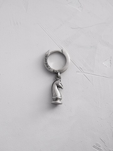 Orecchino 'KNIGHT' di REYTEL in argento: frontale