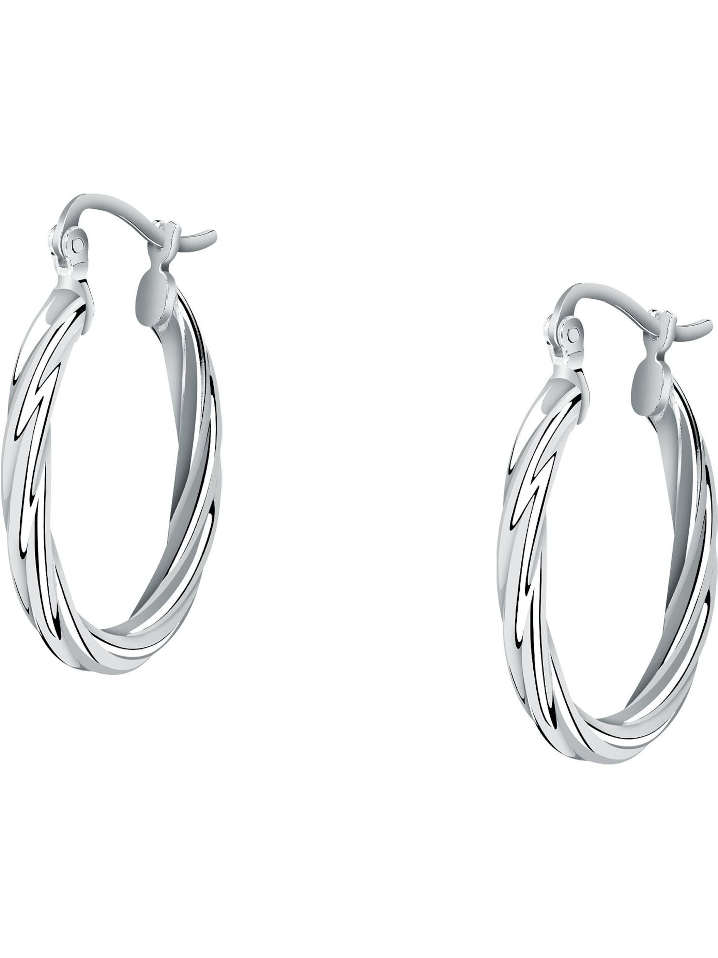 CHRIST Ohrringe in Silber: Vorderseite