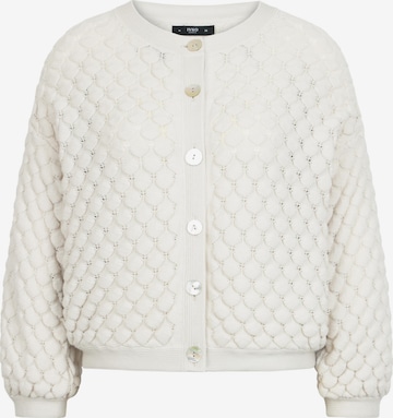 IVKO Knit Cardigan in White: front