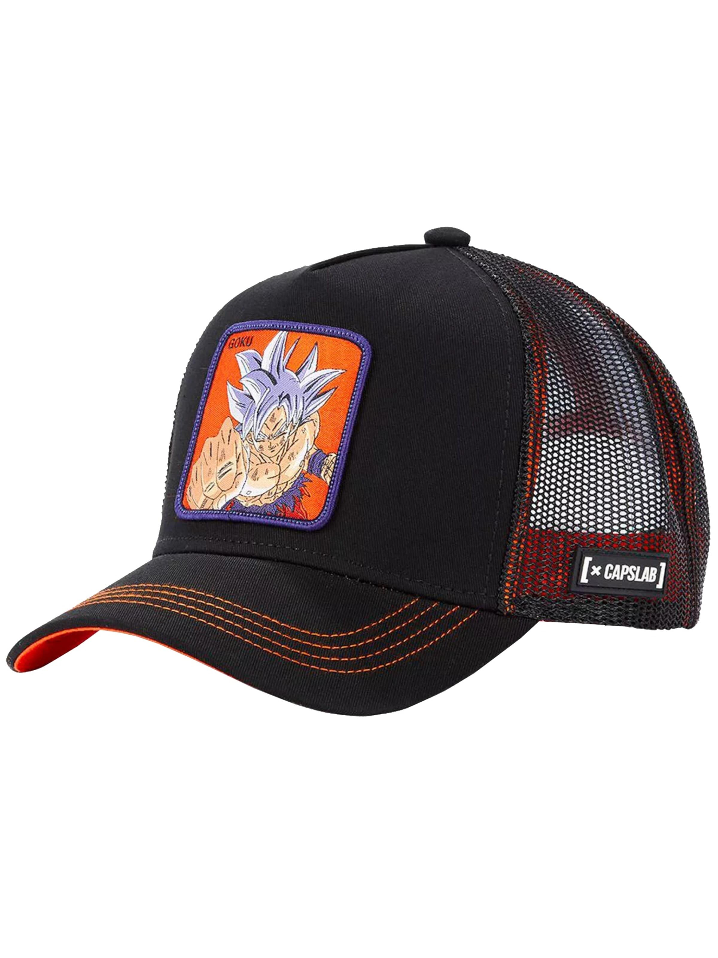 Capslab Cap 'Capslab Dragon Ball Super Goku Trucker Cap' in Black