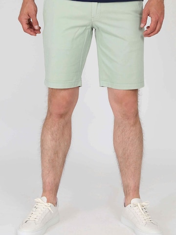Coupe slim Pantalon 'Barri' Suitable en vert : devant