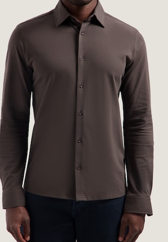 Slim fit Camicia 'Blaze' di Dstrezzed in marrone