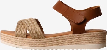 Oh my Sandals Sandale in Braun: Vorderseite