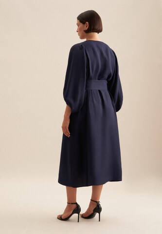 SEIDENSTICKER Kleid 'Curvy' in Blau