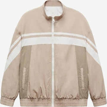 MANGO Übergangsjacke in Beige: predná strana