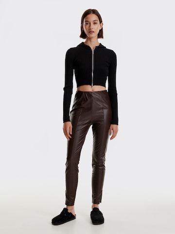 EDITED Skinny Leggings 'Teresa' in Brown