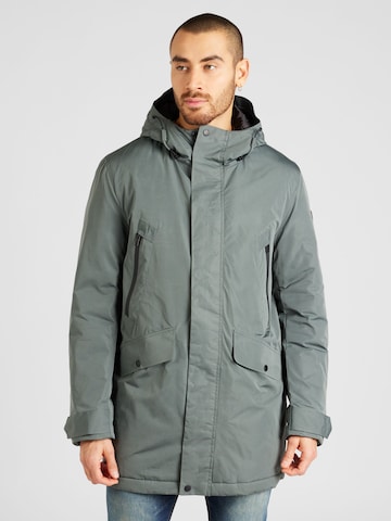 Parka di mezza stagione di s.Oliver in verde: frontale