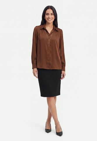 usha BLACK LABEL - Blusa en marrón