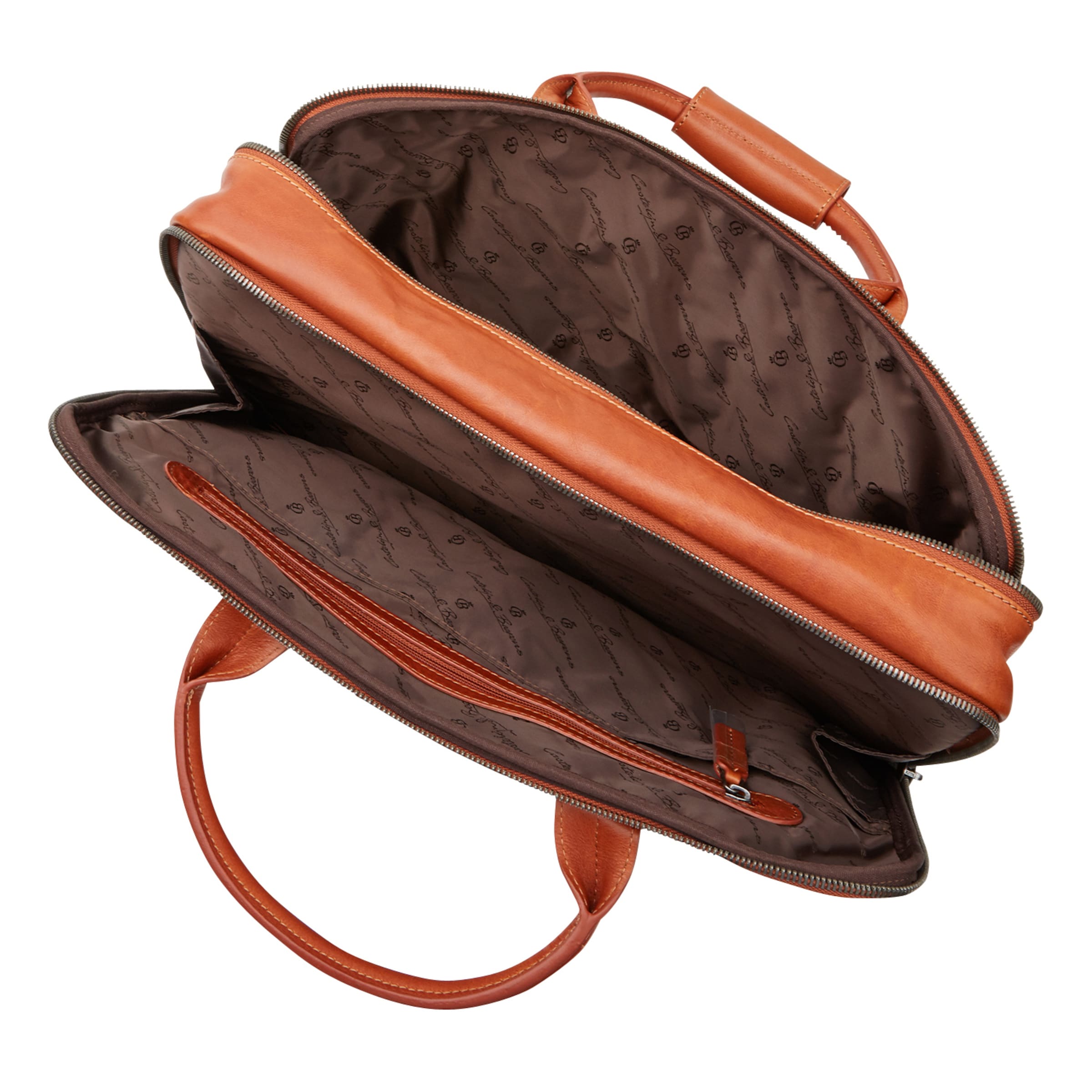 Borsa portadocumenti 'Firenze' di Castelijn & Beerens in marrone