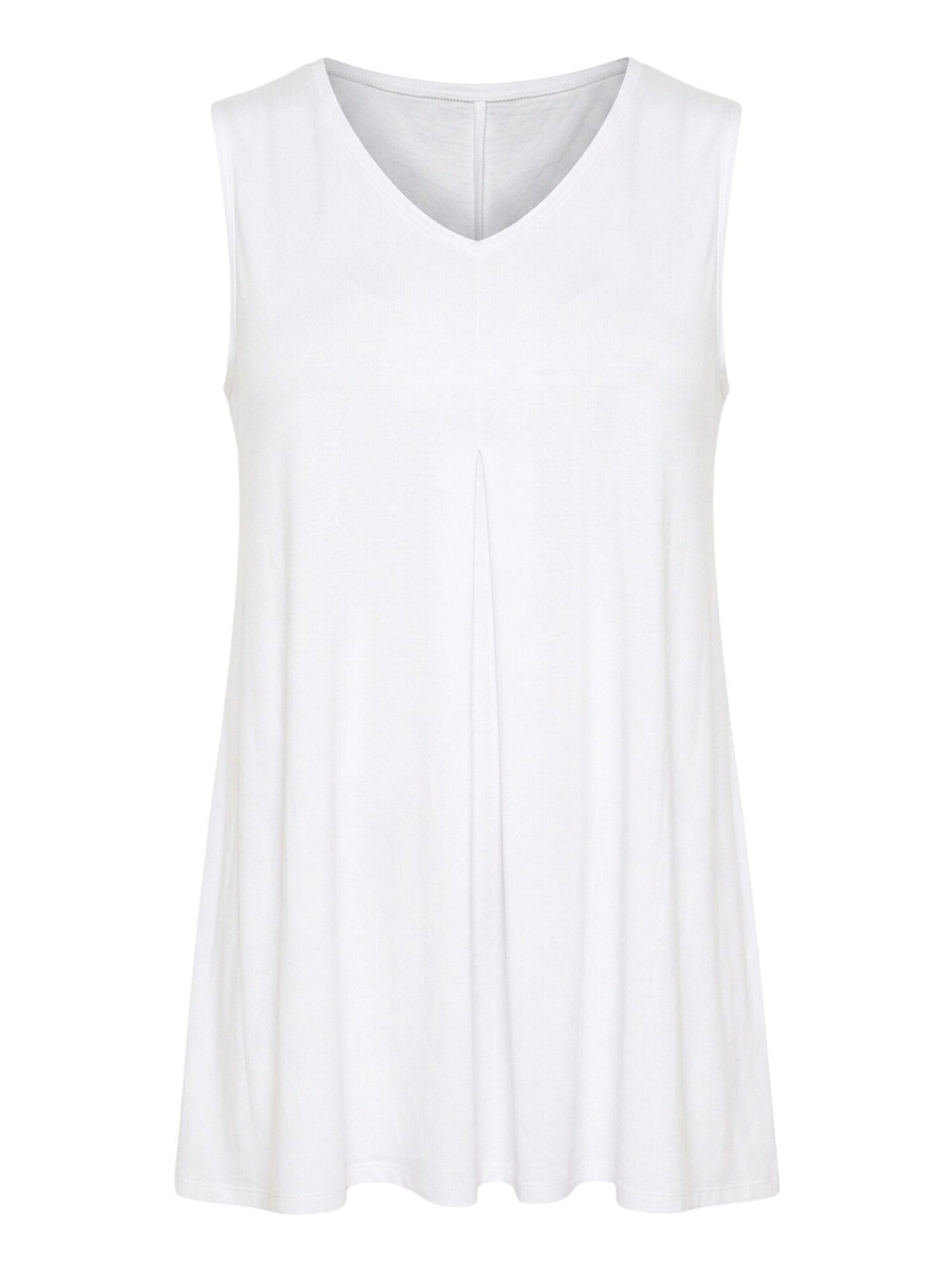 Shape Of You Blouse in Wit: voorkant