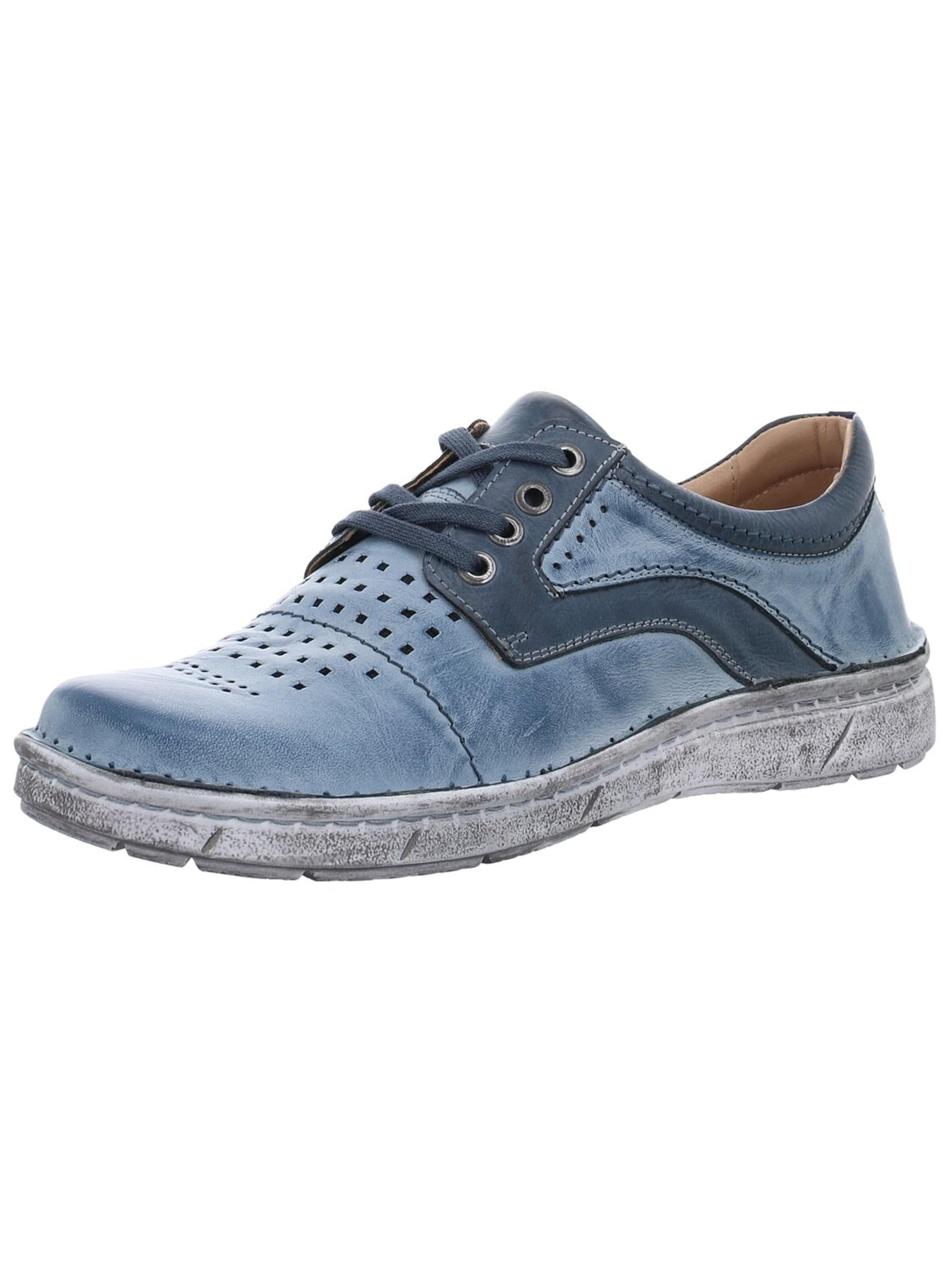 KRISBUT Athletic Lace-Up Shoes in Blue: front
