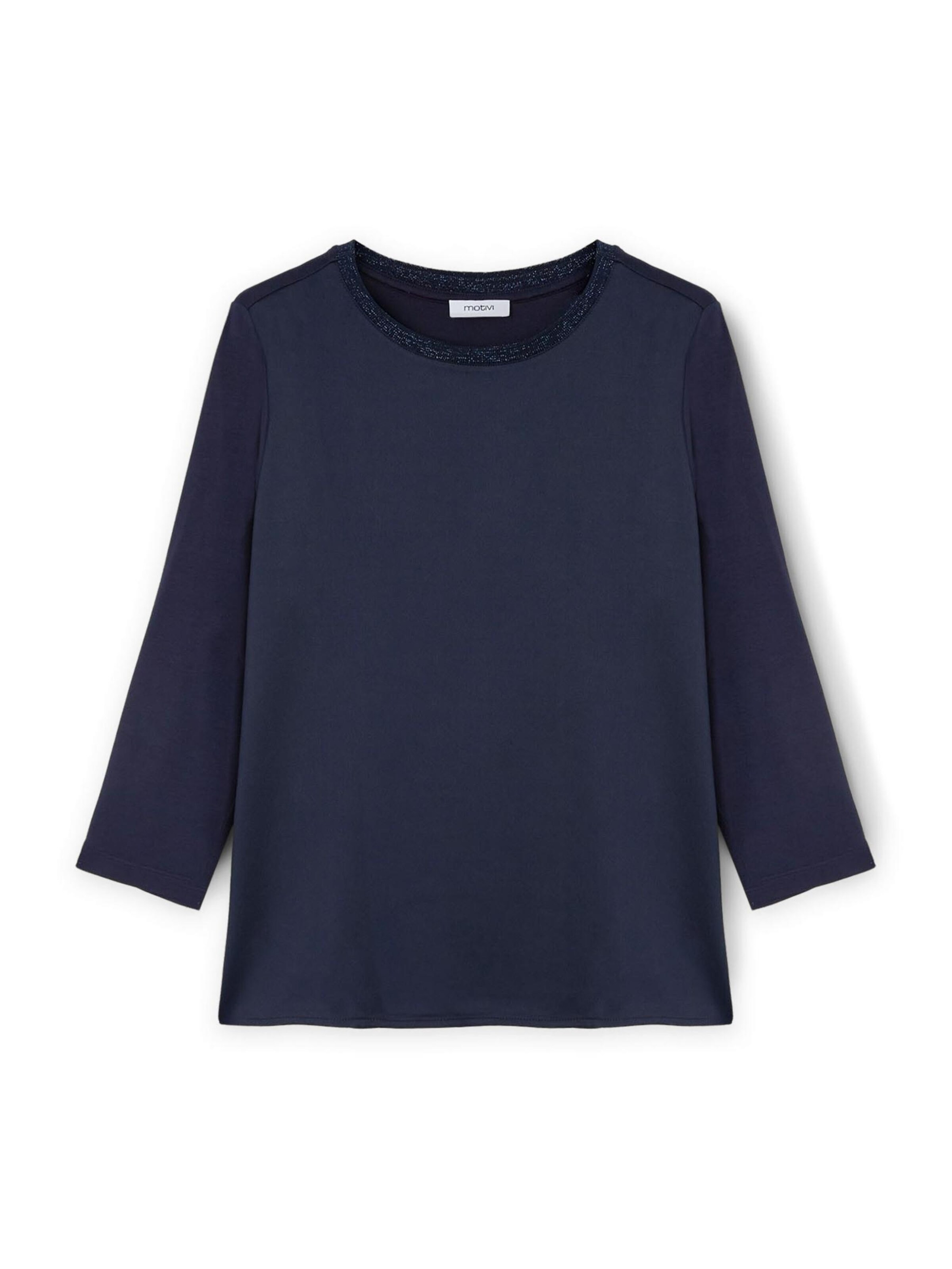MOTIVI Shirt in Blauw: voorkant