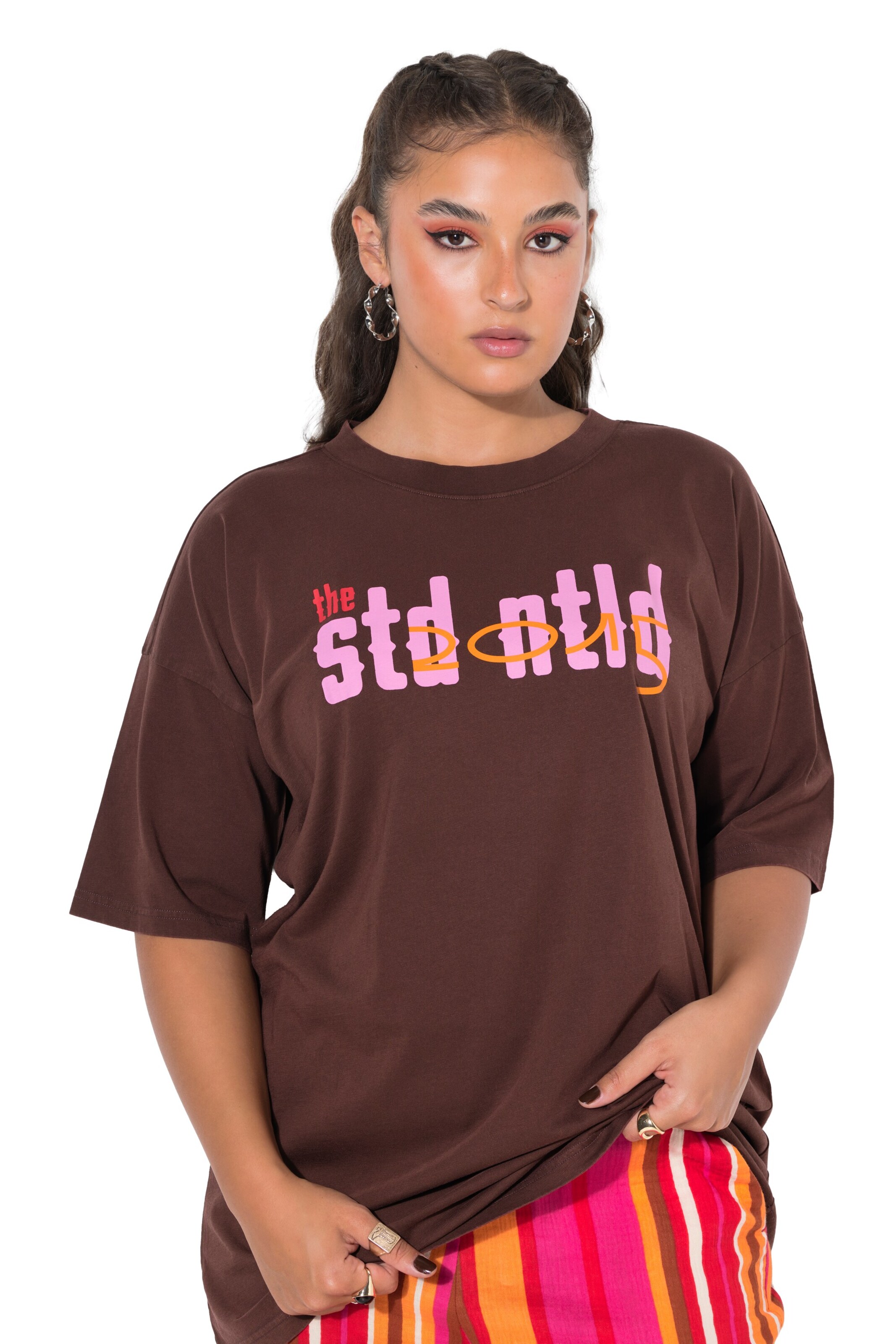 Studio Untold Shirt in Brown: front