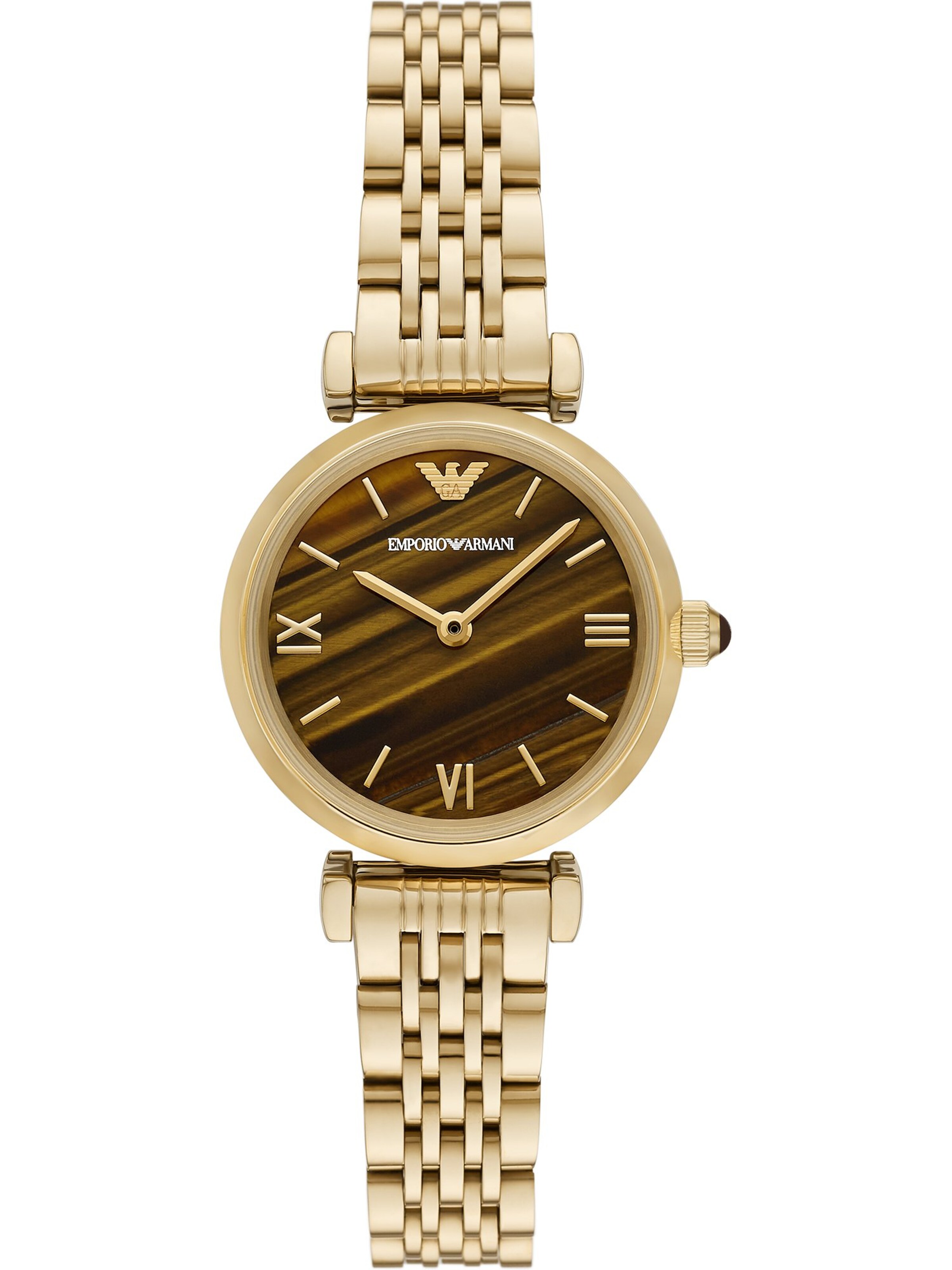 Emporio Armani Uhr in Gold: Vorderseite