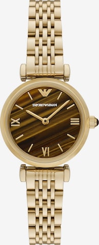 Emporio Armani Uhr in Gold: Vorderseite