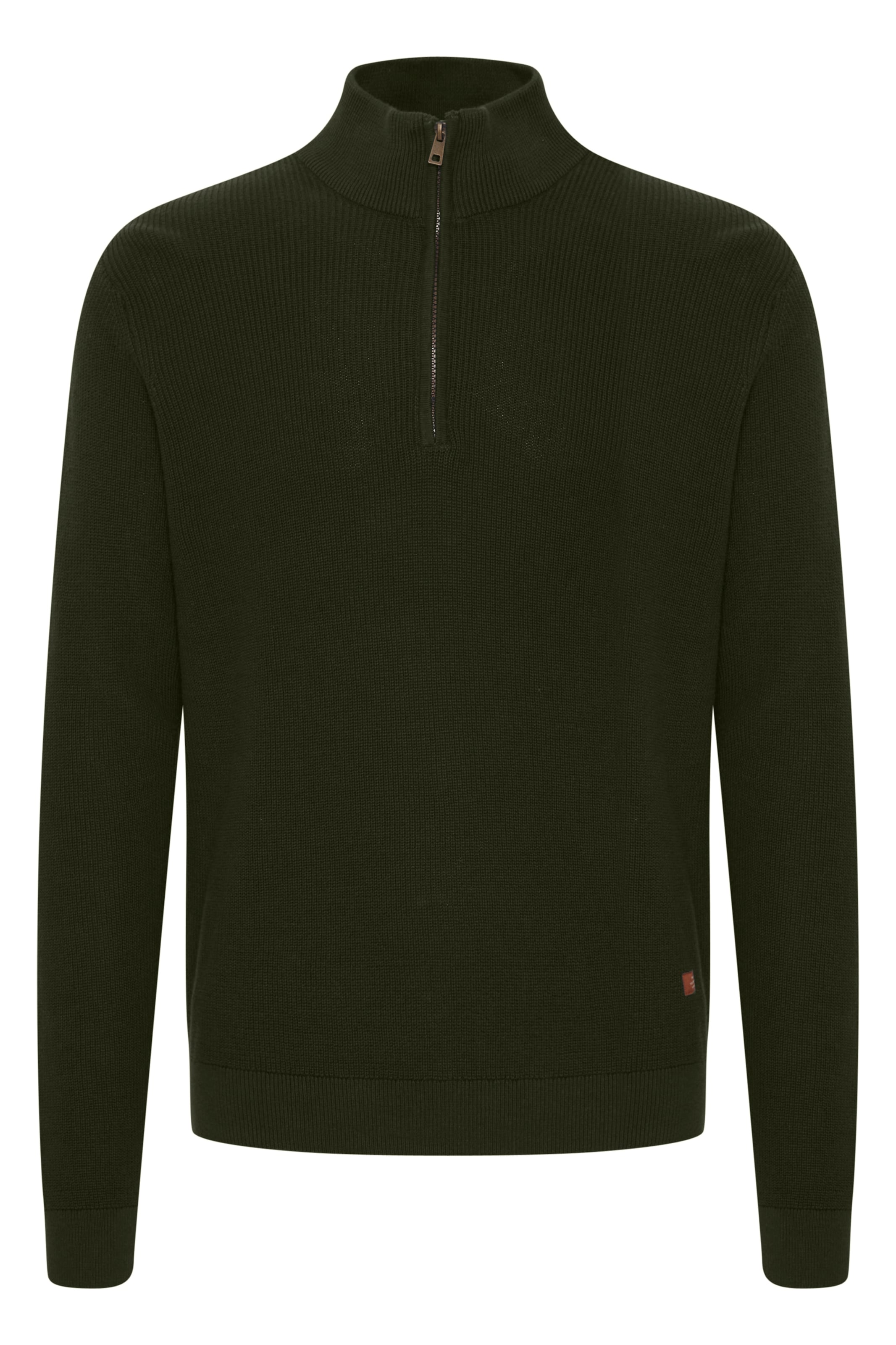 BLEND Trui 'Codford' in Groen: voorkant