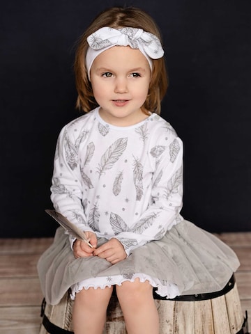 Robe ' Federn ' Makoma en blanc : devant
